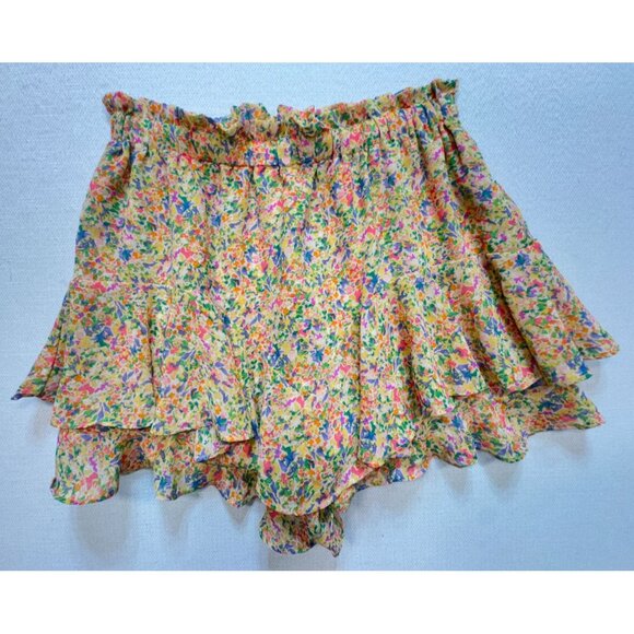 Dress Forum Los Angeles Womens Casual Floral Skort Lightweight Size M Multicolor - Picture 2 of 11